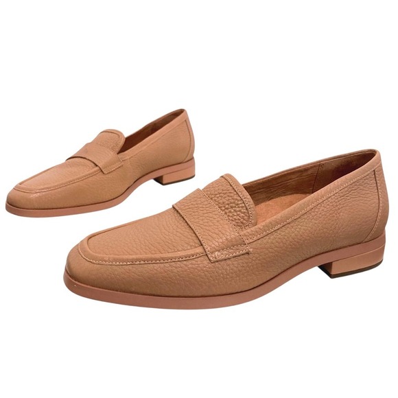 Vionic Shoes - SOLD Vionic Sellah tan Leather Loafers shoes 9 Pebbled comfort preppy minimalist